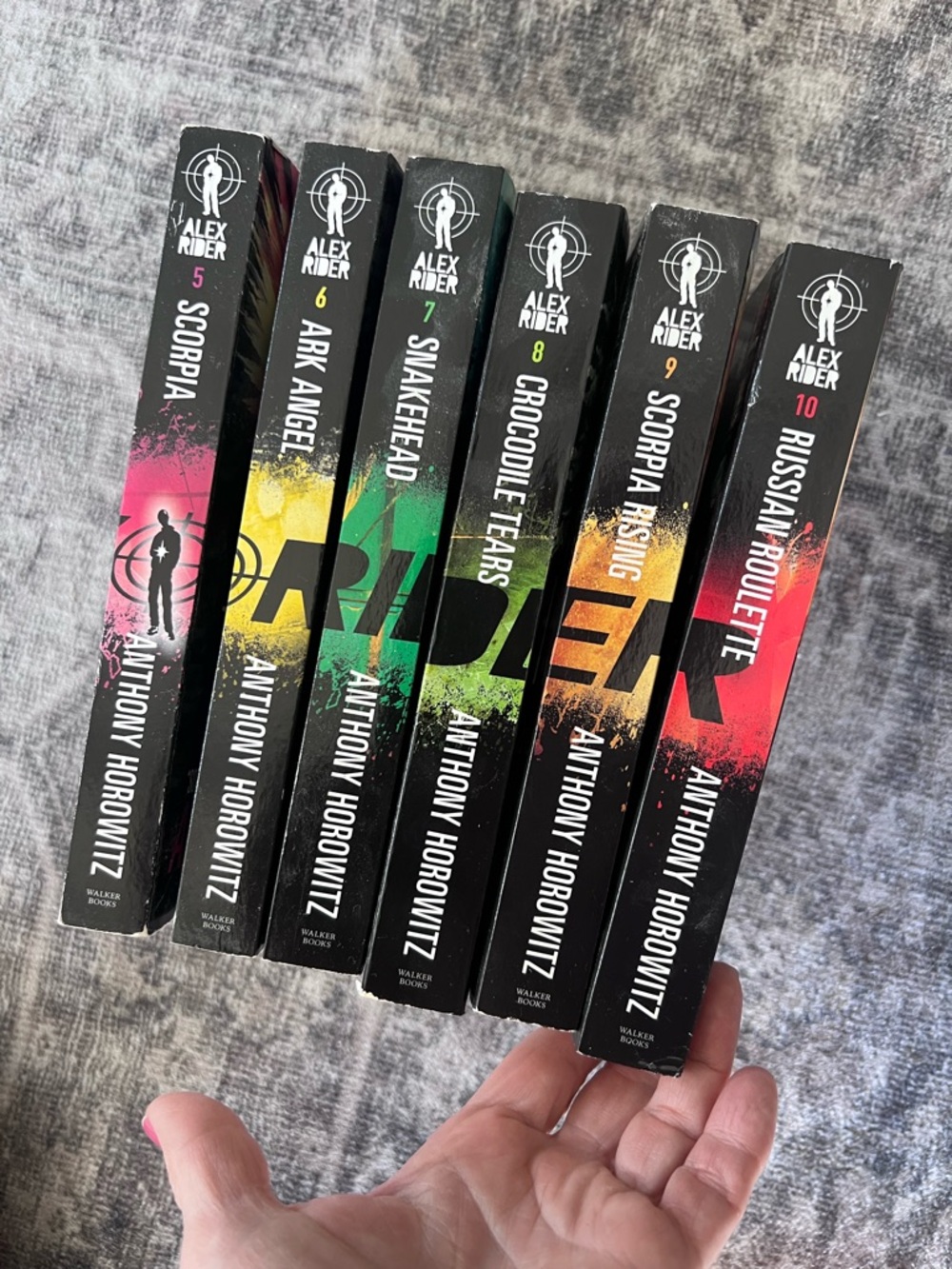 Alex Rider Book Lot 6 Anthony Horowitz Spy Series Scorpia Snakehead